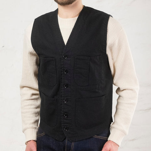 Weaved Vest Schwarz