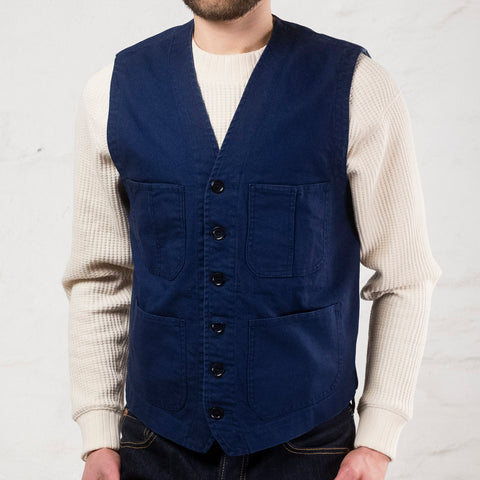 Weaved Vest Navy