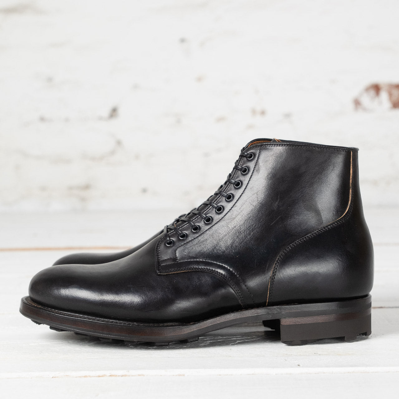 Service Boot 1035 Vachetta Lucide Horsebutt Black