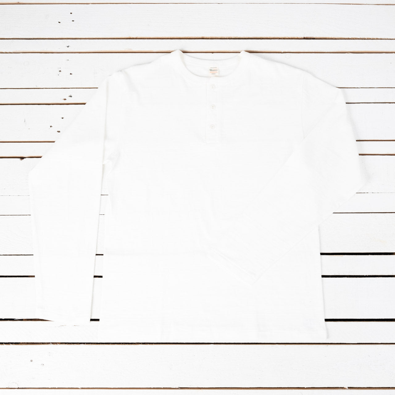 Longsleeve Henley Neck Off-White