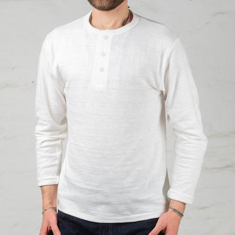 Longsleeve Henley Neck Off-White