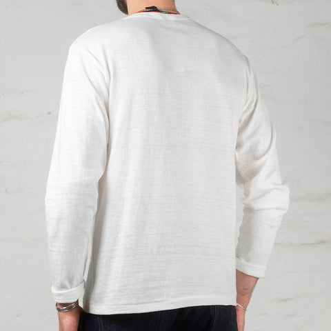 Longsleeve Henley Neck Off-White