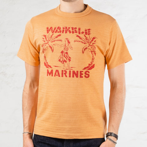 Waikele Round Neck T-Shirt Orange