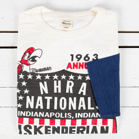 Three Quarter Baseball Shirt NHRA Navy