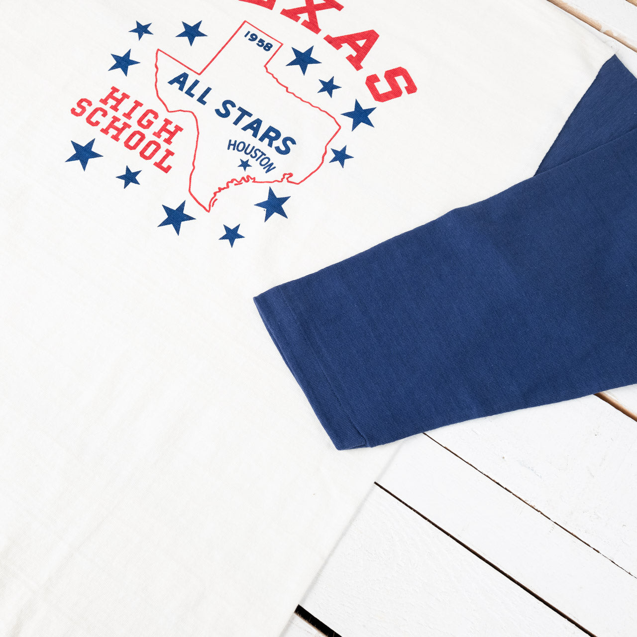 Three Quarter Baseball Shirt TEXAS Navy