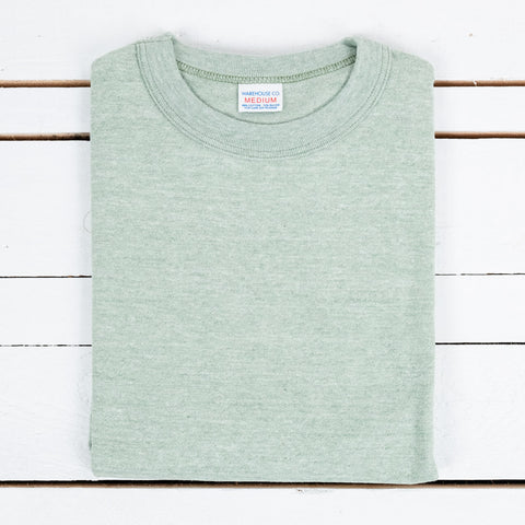 88/12 Crew Neck T-Shirt Grün Meliert