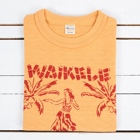 Waikele Round Neck T-Shirt Orange