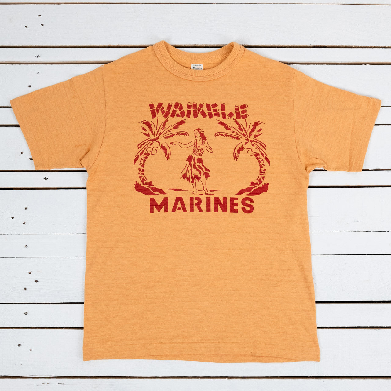 Waikele Round Neck T-Shirt Orange