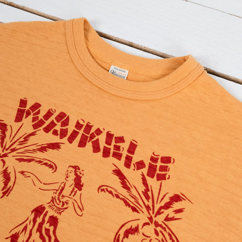 Waikele Round Neck T-Shirt Orange