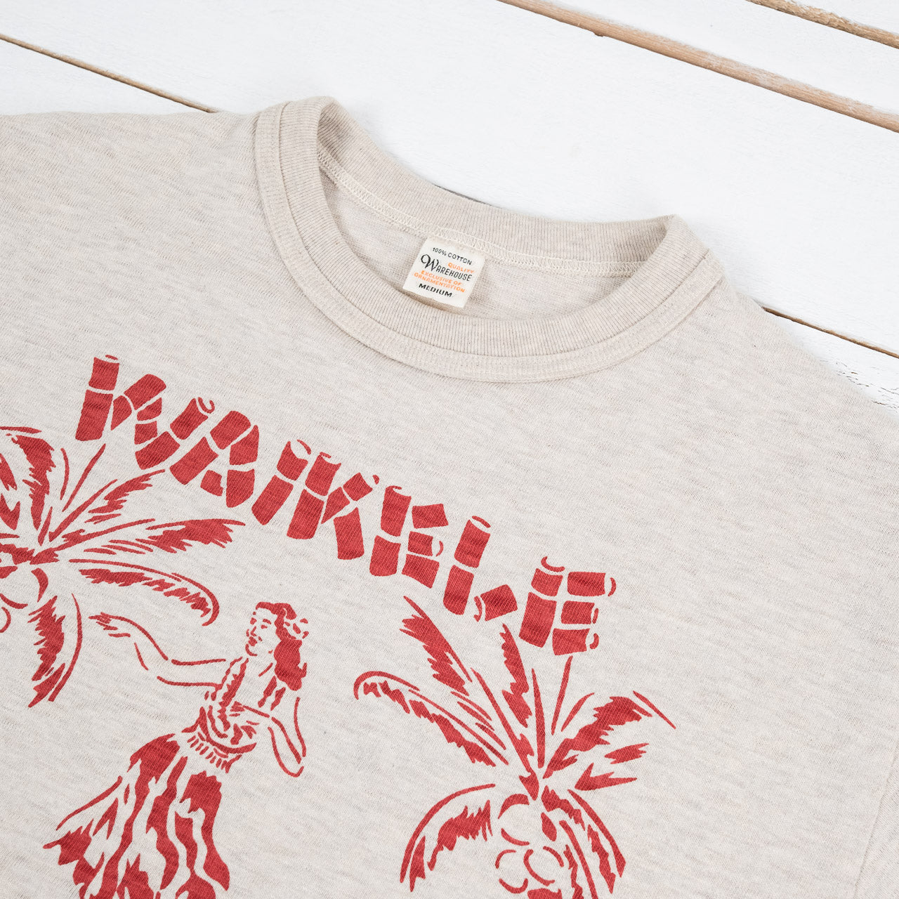 Waikele Round Neck T-Shirt Oatmeal