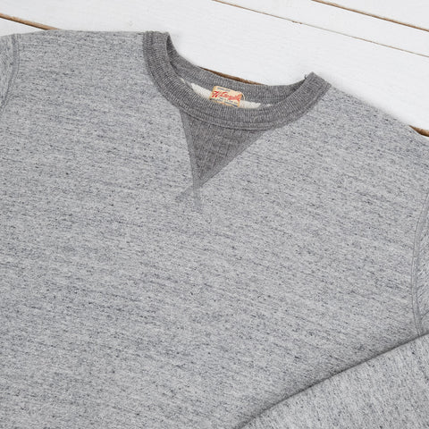 Heavy Sweatshirt Grau Meliert