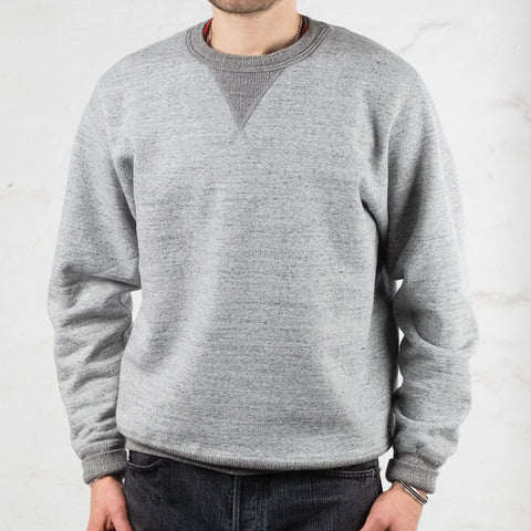 Heavy Sweatshirt Grau Meliert