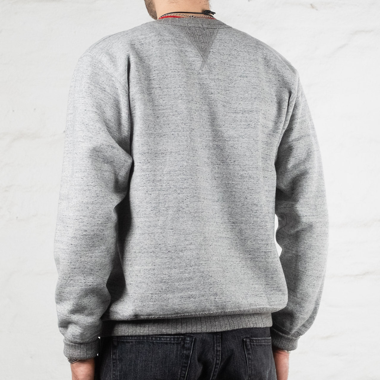 Heavy Sweatshirt Grau Meliert