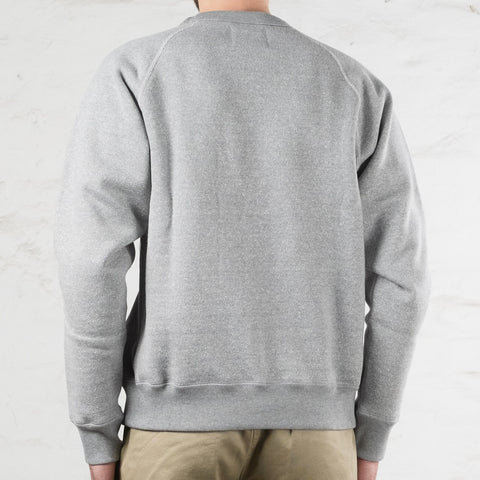 Double Heavyweight Pullover Crewneck Gray Heather