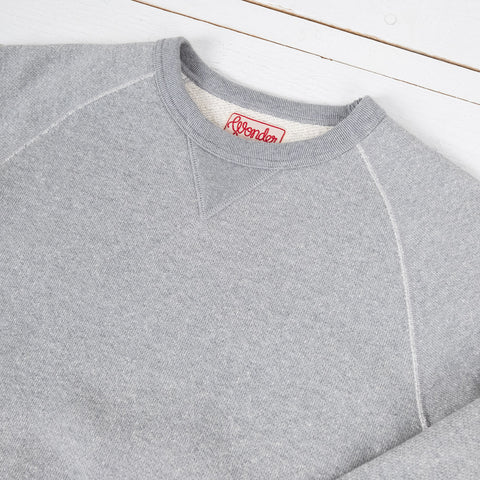 Double Heavyweight Pullover Crewneck Gray Heather