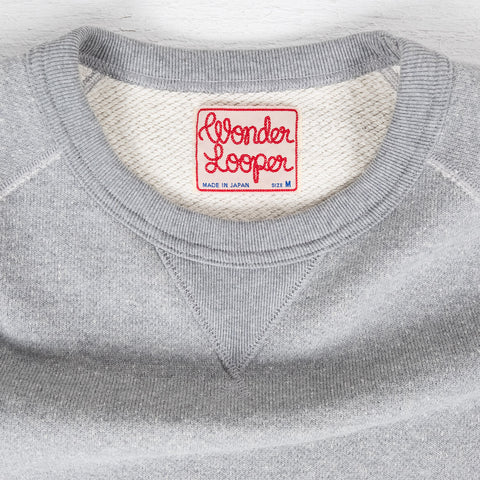 Double Heavyweight Pullover Crewneck Gray Heather