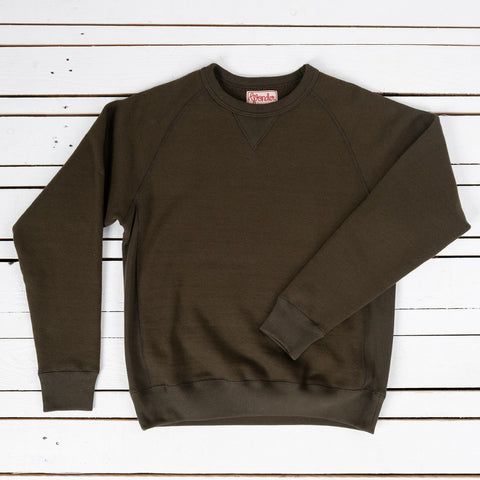 Double Heavyweight Pullover Crewneck Khaki