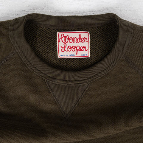 Double Heavyweight Pullover Crewneck Khaki