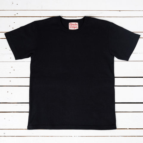 Double Heavyweight Crewneck T-Shirt Schwarz