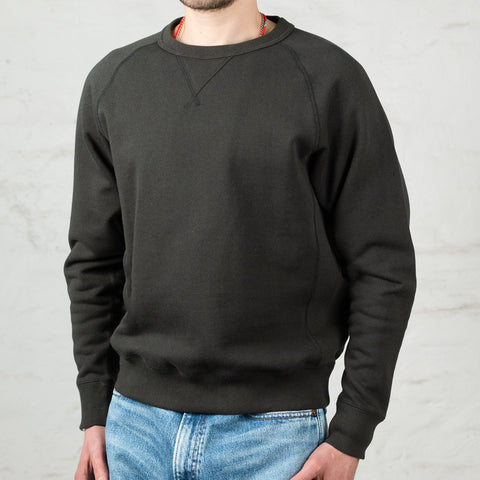 Pullover Crewneck Super Looper French Terry Black