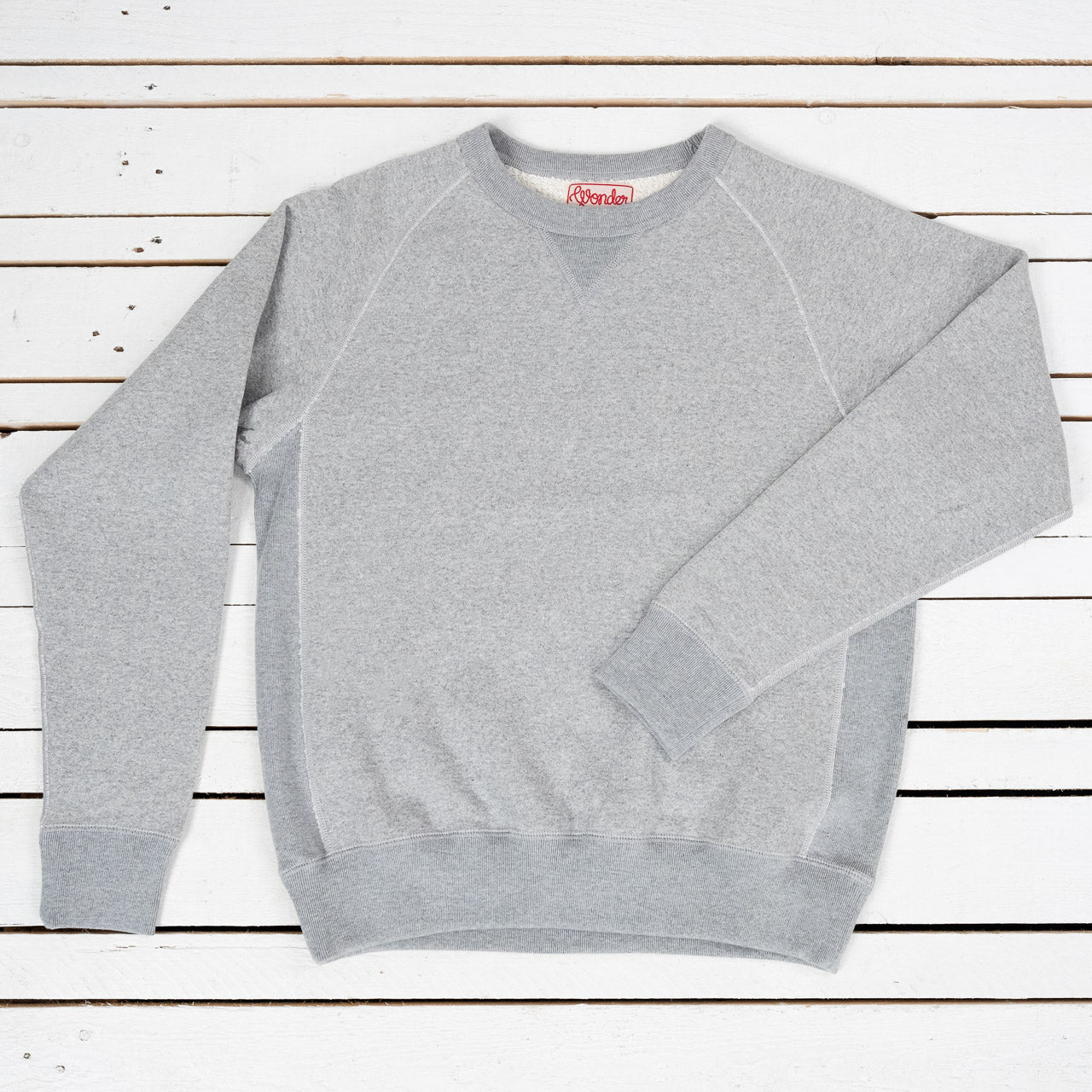 Pullover Crewneck Super Looper French Terry  Heather Grey