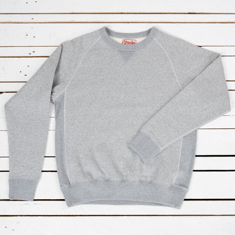 Pullover Crewneck Super Looper French Terry Heather Grey