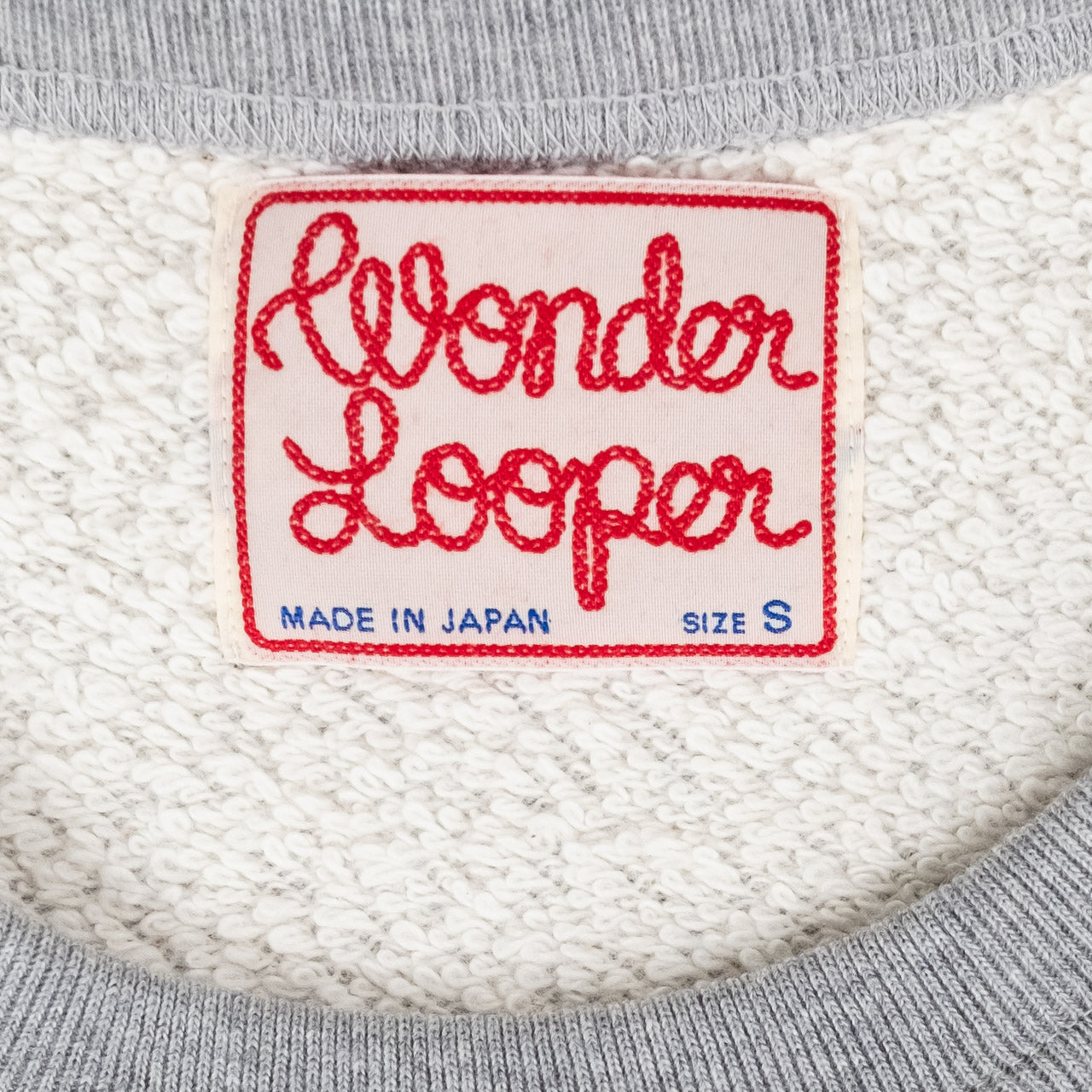 Pullover Crewneck Super Looper French Terry  Heather Grey