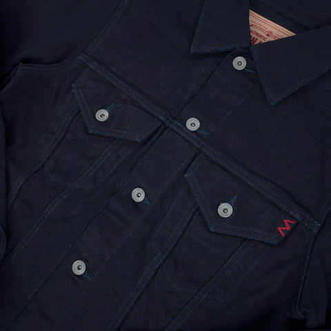 IH-526J-142ib 14 oz. Mod. Type III Jacket Indigo/Black