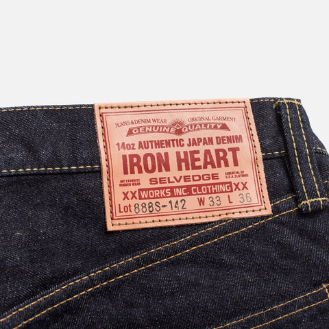 IH-888S-142 14 oz. Medium/High Rise Tapered Indigo