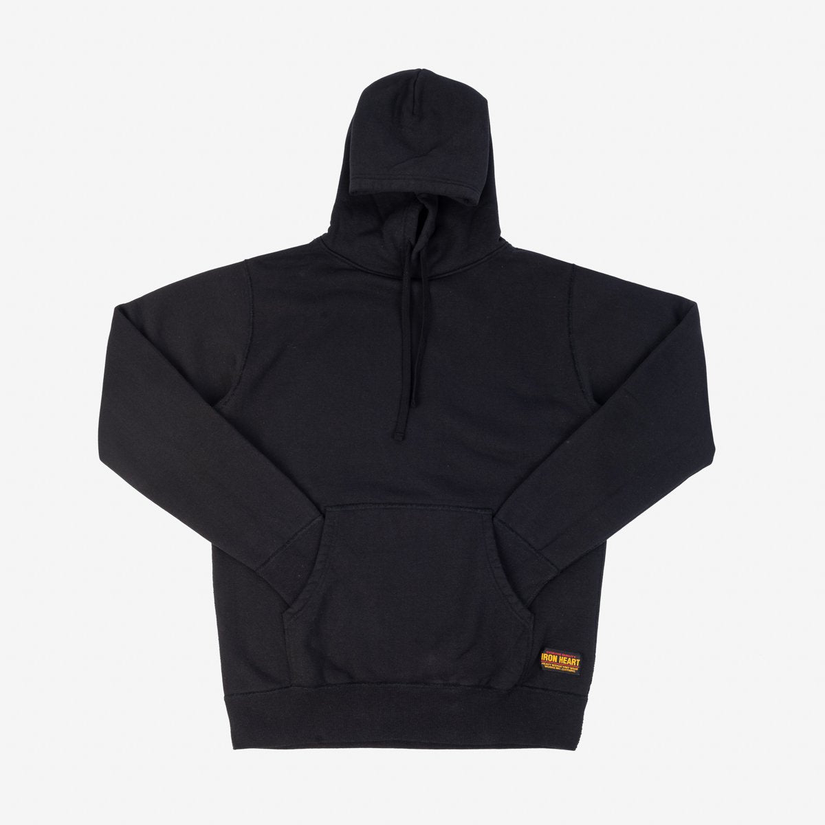 IHSW-49 14oz Ultra Heavy Loopwheel Hoodie Black