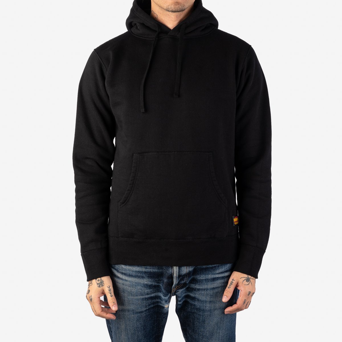 IHSW-49 14oz Ultra Heavy Loopwheel Hoodie Black