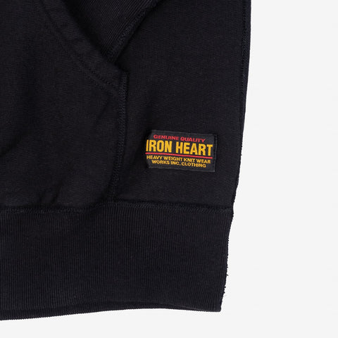 IHSW-49-BLK 14 oz. Ultra Heavy Loopwheel Hoodie Black