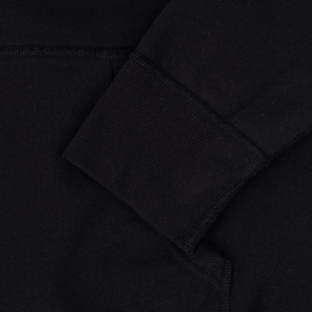 IHSW-49 14oz Ultra Heavy Loopwheel Hoodie Black