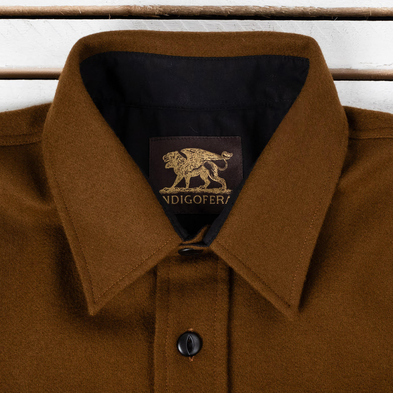 Iconic Wool Shirt Braun