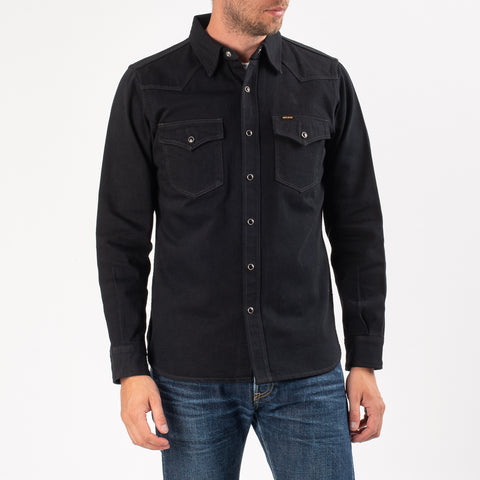 IHSH-218-BLK 12 oz. Western Shirt 