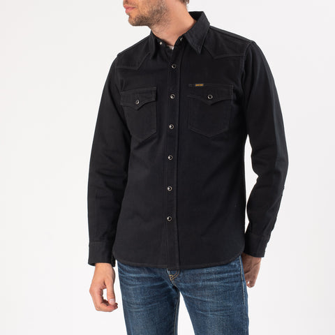 IHSH-218-BLK 12 oz. Western Shirt 