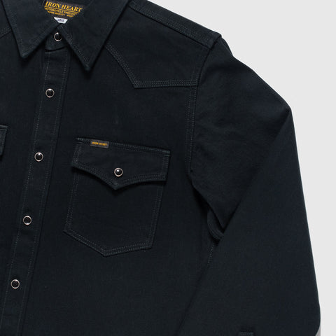 IHSH-218-BLK 12 oz. Western Shirt 