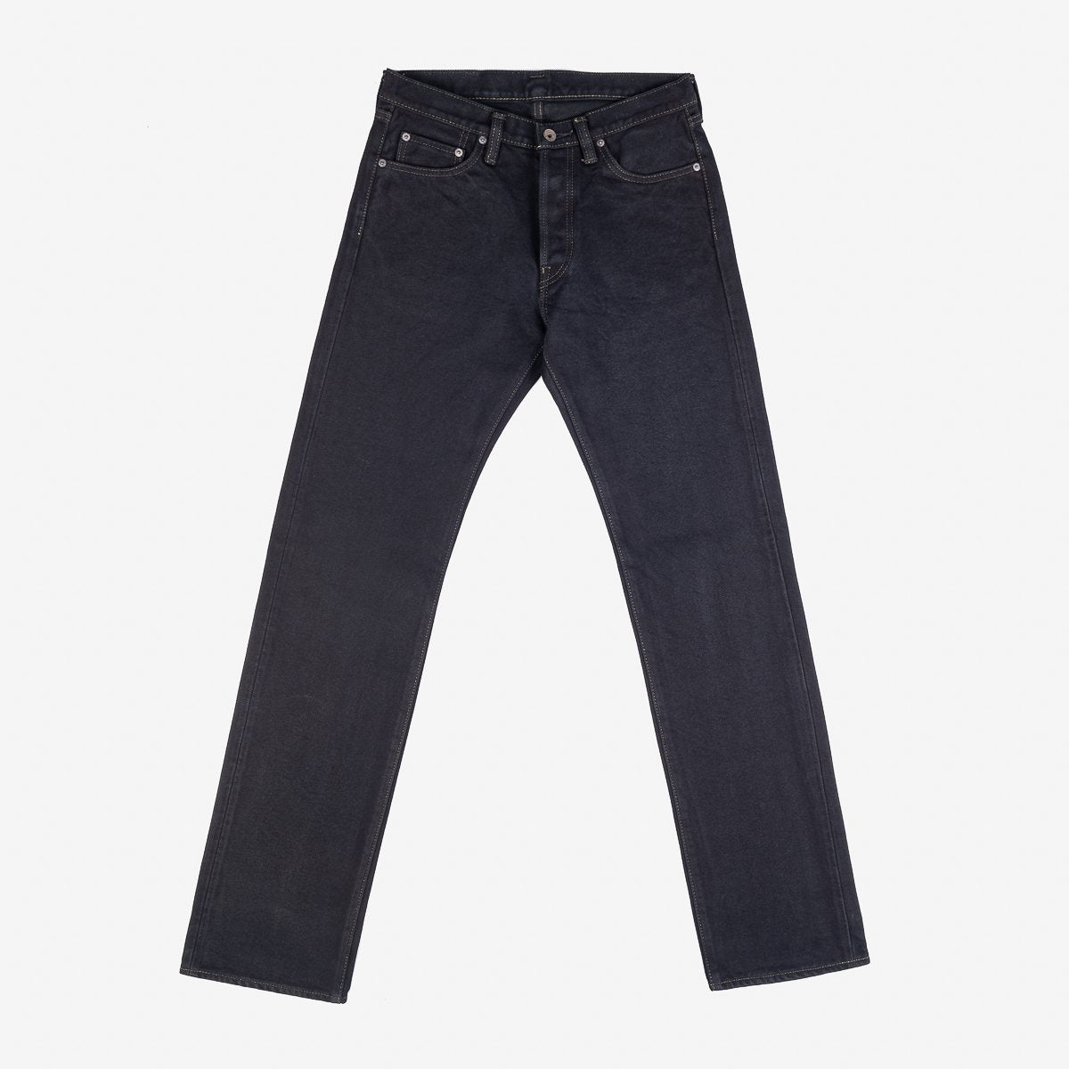 IH-634S-B 21oz Indigo Overdyed Black