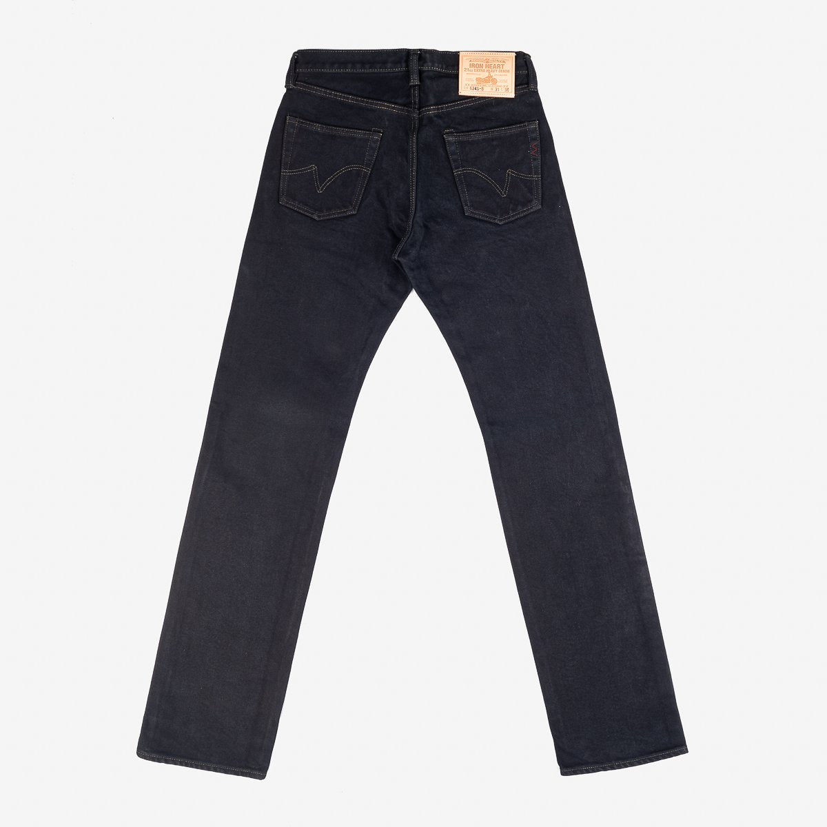 IH-634S-B 21oz Indigo Overdyed Black