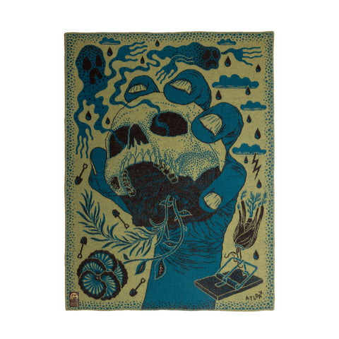 Indigofera x Björn Atldax Skull Blanket No. 7 