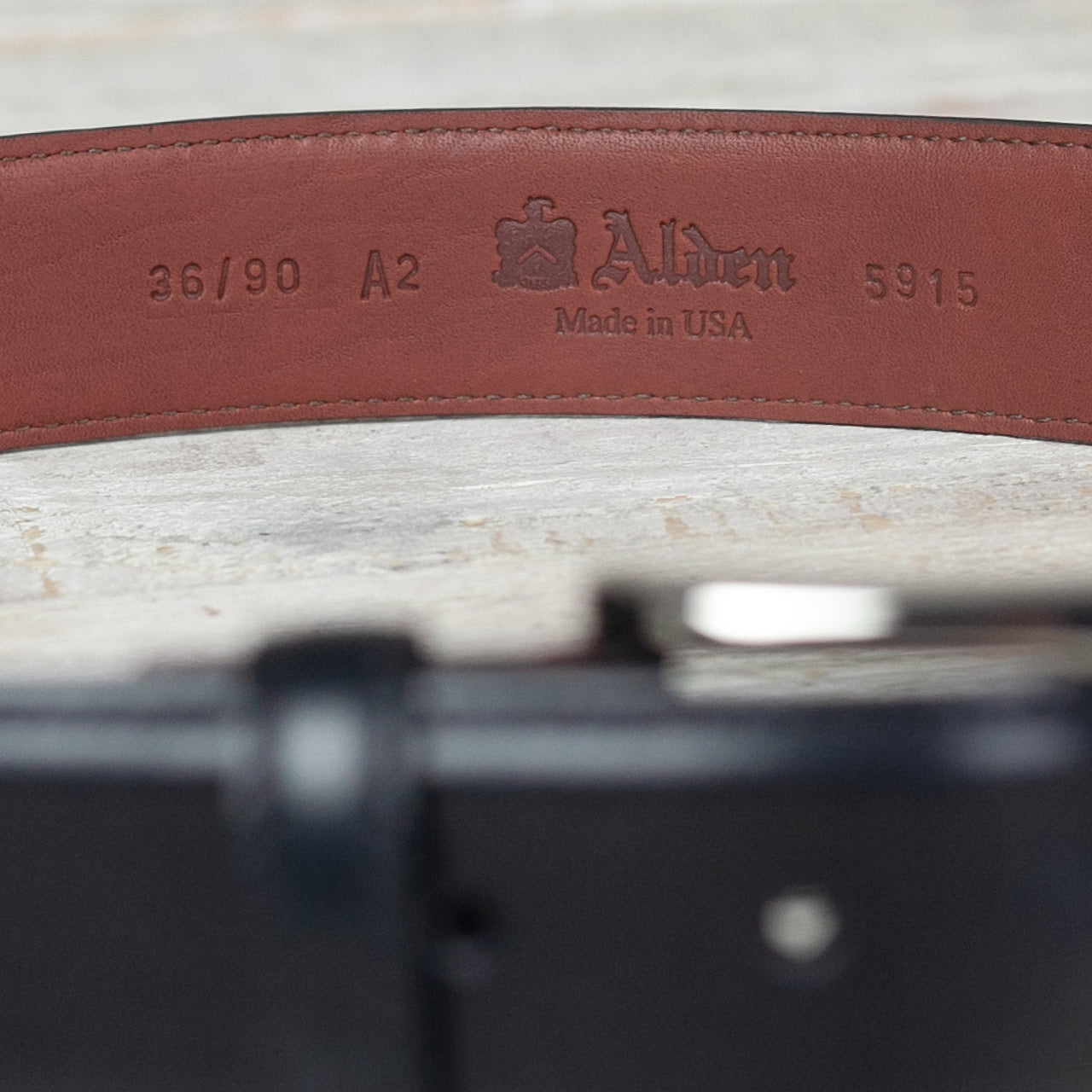 1/2" Cordovan Belt Schwarz