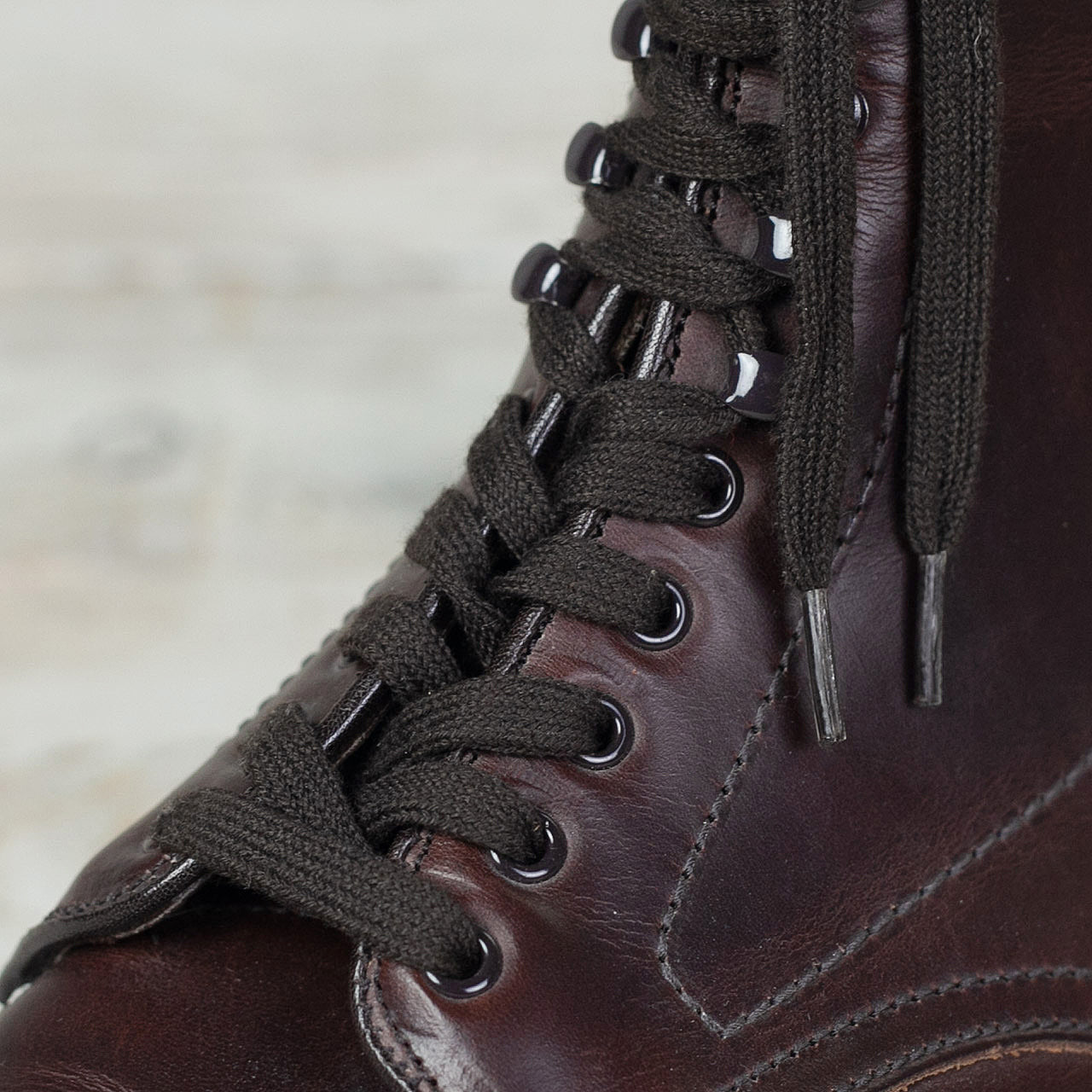 54" Flat Cotton Laces für Indy Boot 403 Braun