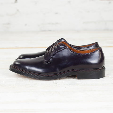 Plain Toe Blucher Cordovan Burgundy