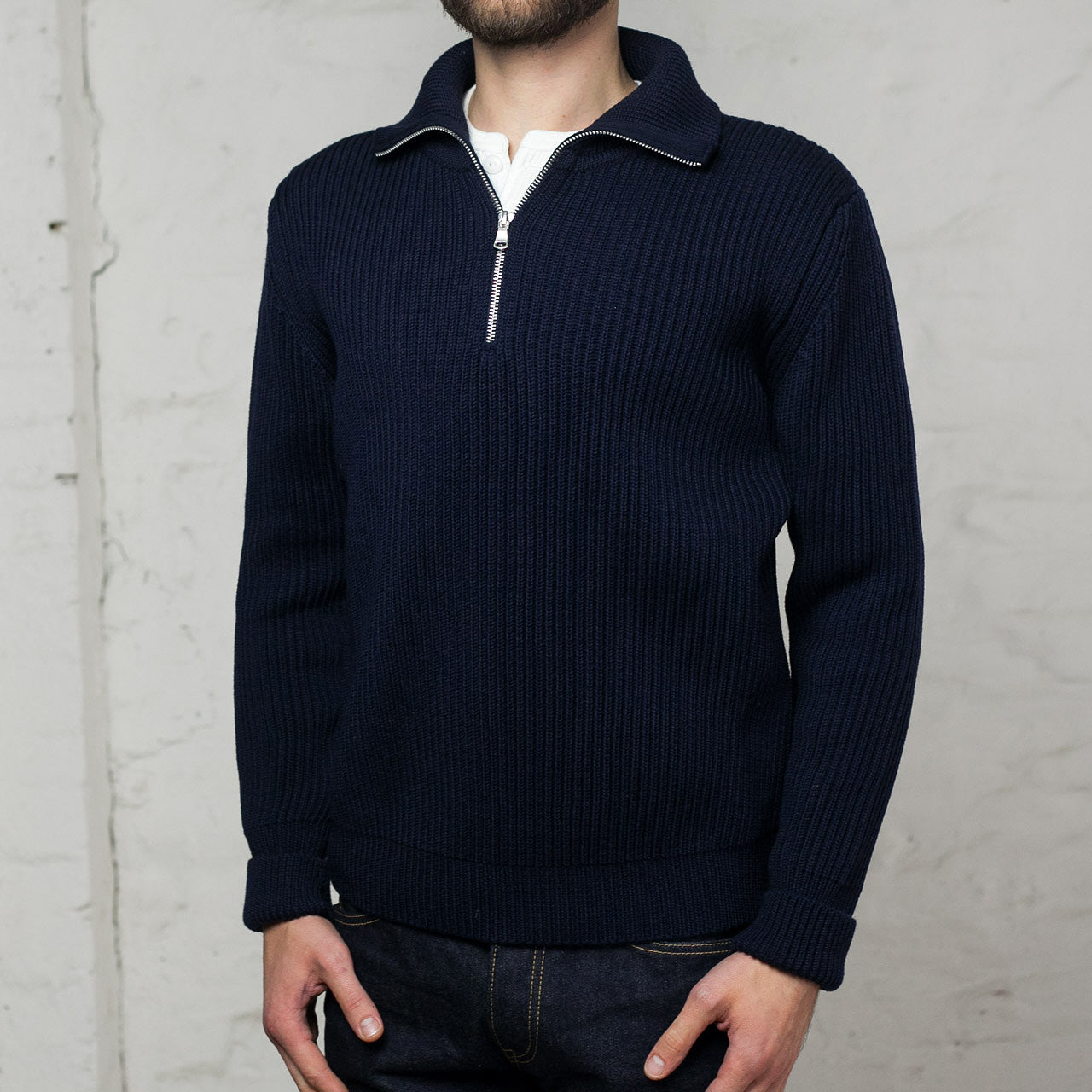 Navy Half-Zip Navy