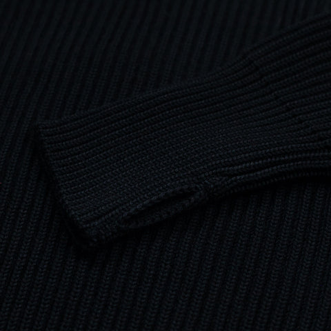 Navy Half-Zip Schwarz