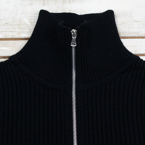 Navy Half-Zip Schwarz