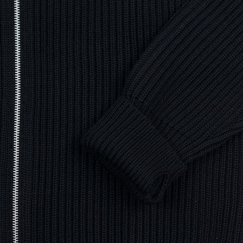 Navy Full-Zip Schwarz