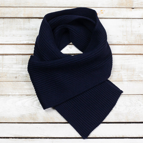 Wide Scarf Navy