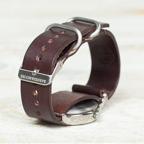 Nato watch strap dark brown