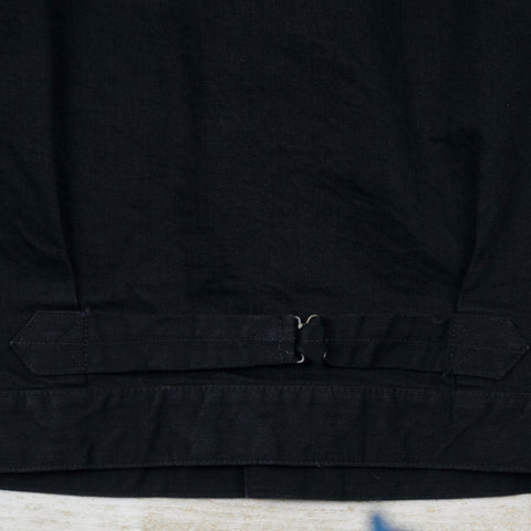 15 oz. Black Denim Pleats Jacket